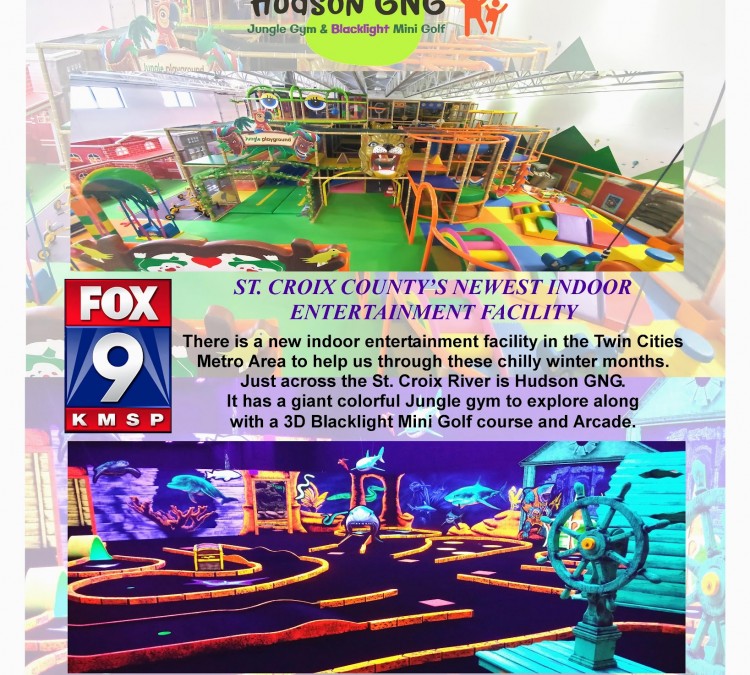 Hudson GNG - Jungle Gym Indoor Playground & 3D Blacklight Mini Golf & Arcade (Hudson,&nbspWI)